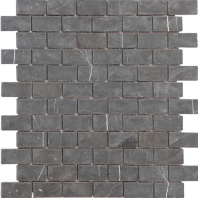 GoodHome - Mosaïque gris clair 30x30cm Blue stone