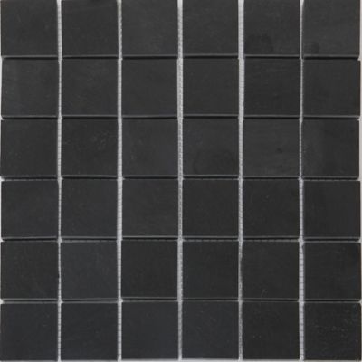 GoodHome - Mosaïque anthracite 30,4x30,3cm Slate