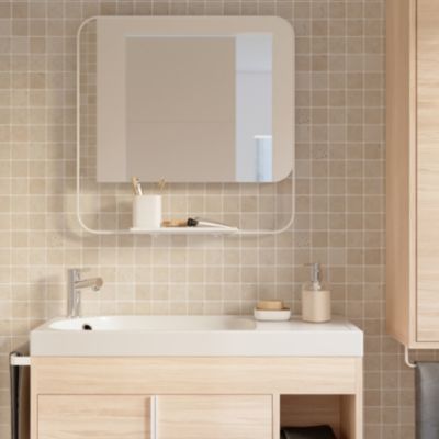 Mosaïque beige 30,5x30,5cm Travertino pierre naturelle