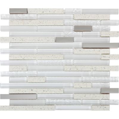 GoodHome - Mosaïque blanc 30x30,4cm Alessano GoodHome