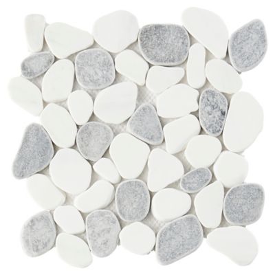 GoodHome - Mosaïque ivoire 31,5x31,5cm Malaca GoodHome