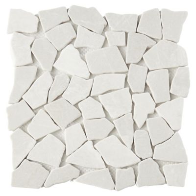 GoodHome - Mosaïque gris clair 31,5x31,5cm Bohai