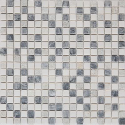 GoodHome - Mosaïque gris clair 30x30cm Ikarai GoodHome