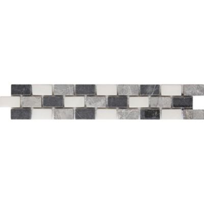 GoodHome - Listel gris 5 x 27 cm Akero GoodHome