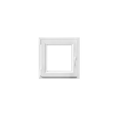 GoodHome - Fenêtre PVC 1 vantail oscillo-battant GoodHome blanc - l.60 x h.60 cm, tirant gauche