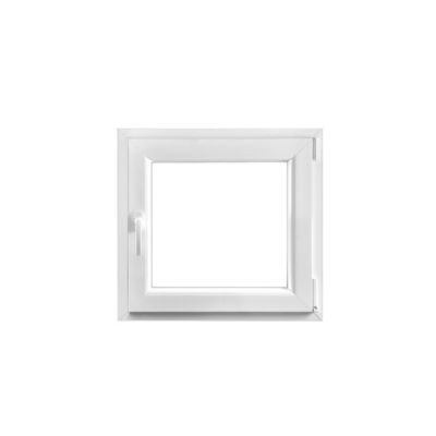 GoodHome - Fenêtre PVC 1 vantail oscillo-battant GoodHome blanc - l.80 x h.75 cm, tirant droit