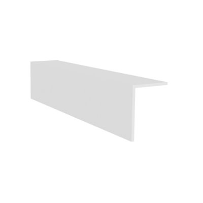 GoodHome - Habillage en L pour fenêtre et porte fenêtre pvc blanc 35 x 35 mm