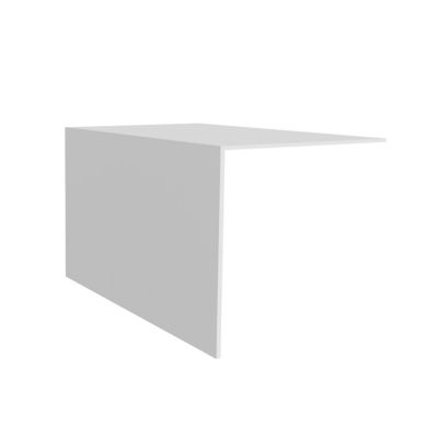 Habillage en L pour fenêtre pvc blanc 9 x 9 cm
