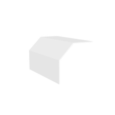 GoodHome - Bavette rénovation pour fenêtre pvc blanc 10 x l.300 cm