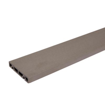 Lame de terrasse composite taupe Areto L.205 x l.11,9 cm