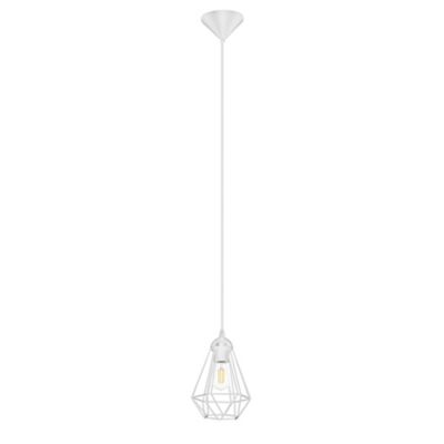 Suspension Smertrio GoodHome E27 blanc mat