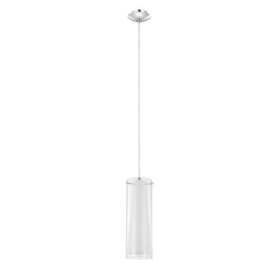 GoodHome - Suspension Dimonika E27 IP20 Blanc et argent