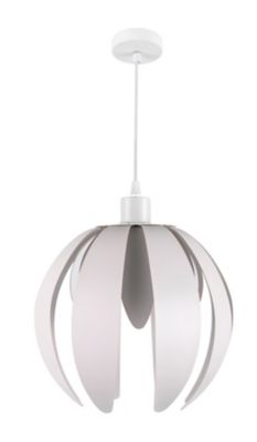 Suspension Pleiones GoodHome E27 blanc mat