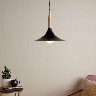 Suspension Arraqis E27 IP20 noir 38cm