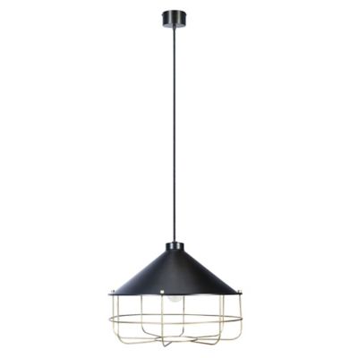 Suspension Yondair E27 IP20 noir 32cm