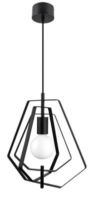 Suspension Nedoki GoodHome E27 noir mat