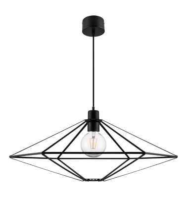 Suspension Heyka GoodHome E27 noir 760lm