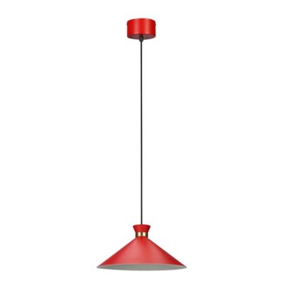 Suspension Apennin 35cm E27 IP20 rouge