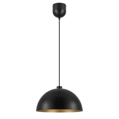 Suspension Songor GoodHome noir 38cm IP20 E27