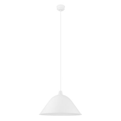 Suspension Calume GoodHome blanc 48cm IP20 E27