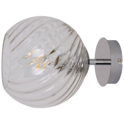 Applique murale Eclaze ampoules E27 IP20 argent