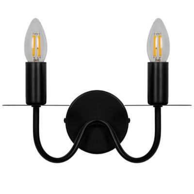 Applique murale Mashatu E14 IP20 noir