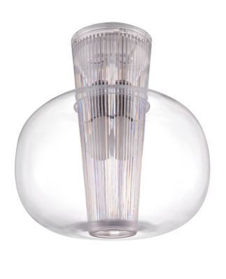 GoodHome - Plafonnier Delmez E27 IP20 transparent