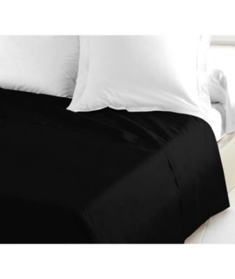 Lovely Home Drap Plat 100% coton 240x300 cm Noir - vue 2