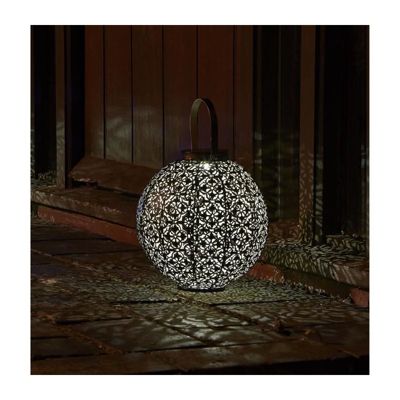 Lanterne solaire SMART GARDEN Damasque en métal ajouré Énergie solaire Ambiance orientale - vue 2