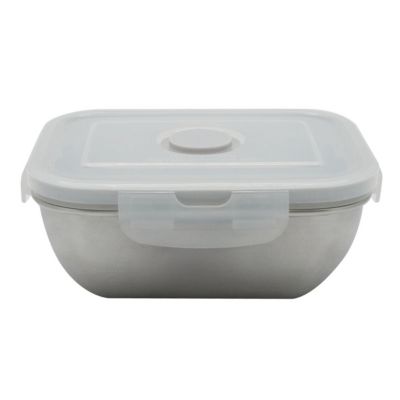 Fackelmann Lunch box inox 400 ml allant au microonde avec couvercle