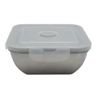 Fackelmann Lunch box en inox avec couvercle à clips 600 ml Move