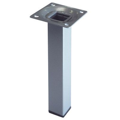 Pied de meuble Diall gris 25 x 25 x H. 100 mm