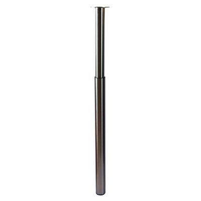 Pied ajustable Diall ø60 x H. 700-1000 mm nickel