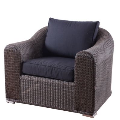 Fauteuil bas de jardin en rotin Comoro