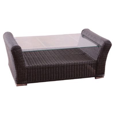 Table basse de jardin en rotin Comoro 106 5 x 61 cm