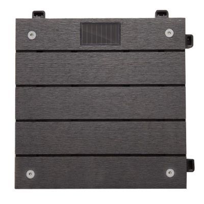 Dalle balcon emboitable composite avec LED Blooma 30 x 30 cm