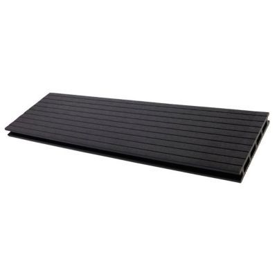 Lame de terrasse composite anthracite Blooma Dixi L.220 x l.14 5 cm