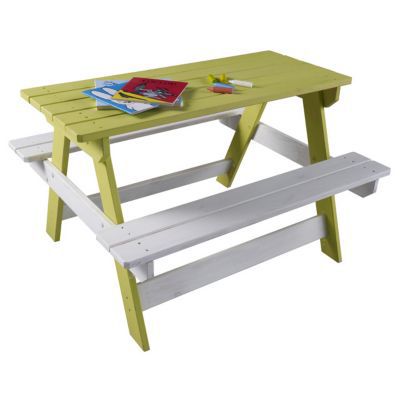 Table Pique Nique Enfant En Bois Rockall 85 X 75 Cm Castorama