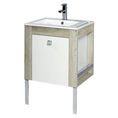 Meuble sous vasque blanc Cooke & Lewis Amazon 100 cm