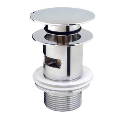 Bonde Lavabo Design Plage XXL 62mm - Bouchon Décoré Pour Lavabo Standard Tirette