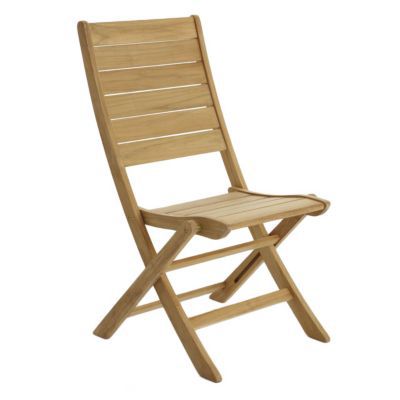 Chaise de jardin en teck brugge pliante