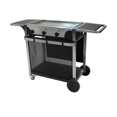 Plancha gaz Blooma Yamaska + chariot