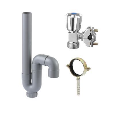 Kit siphon robinet  autoperceur Diall Castorama