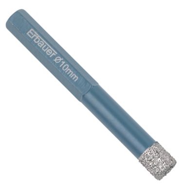 Foret diamant sec pour carrelage ERBAUER 10 mm