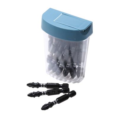 Embout de vissage torsion impact PZ2 50 mm Erbauer - 15 pièces