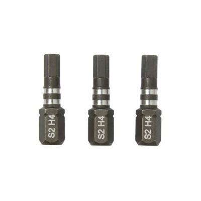Embout de vissage torsion impact H4 25 mm Erbauer - 3 pièces