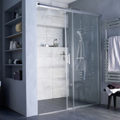 Porte de douche coulissante Cooke & Lewis Loft II 160 cm