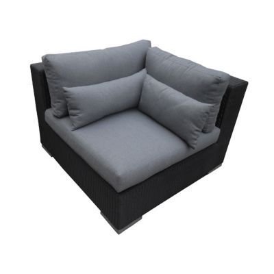 Sofa d'angle en rotin Miranda