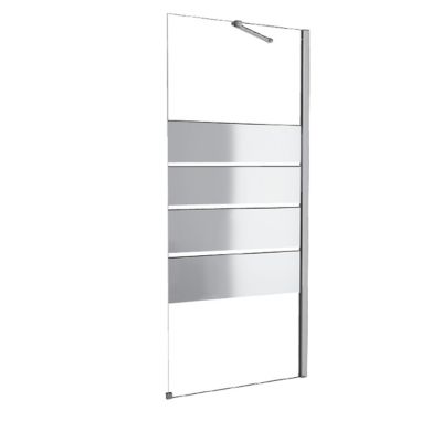 Paroi latérale de douche sérigraphiée 80 cm Akiti