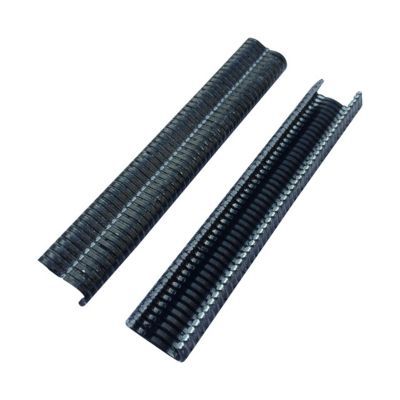 Agrafe plastifiée noire 16 mm  x 250